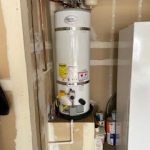 water heater on the side